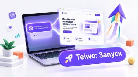 Teiwo запускает ИИ-конструктор веб-проектов: описание задачи в чате превращается в готовый сайт